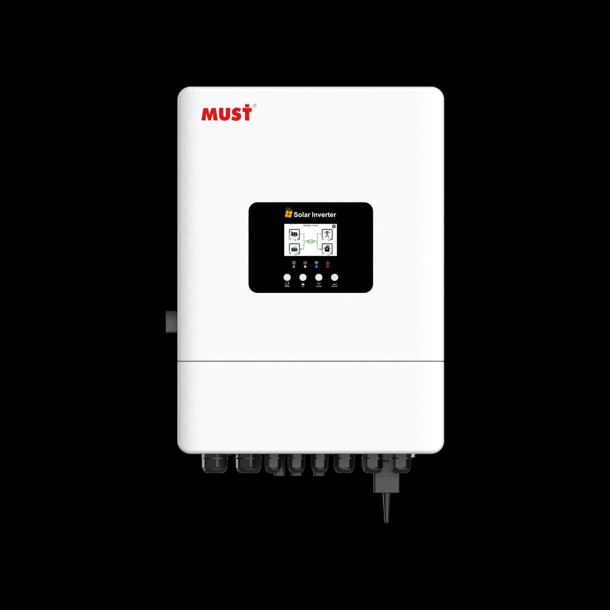 Inversor solar MUST Série PH1100 US (6,5–12 kW) do catálogo 2026